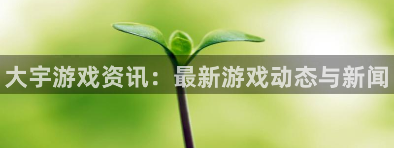 奇亿娱乐注册开户：大宇游戏资讯：最新游戏动态与新闻
